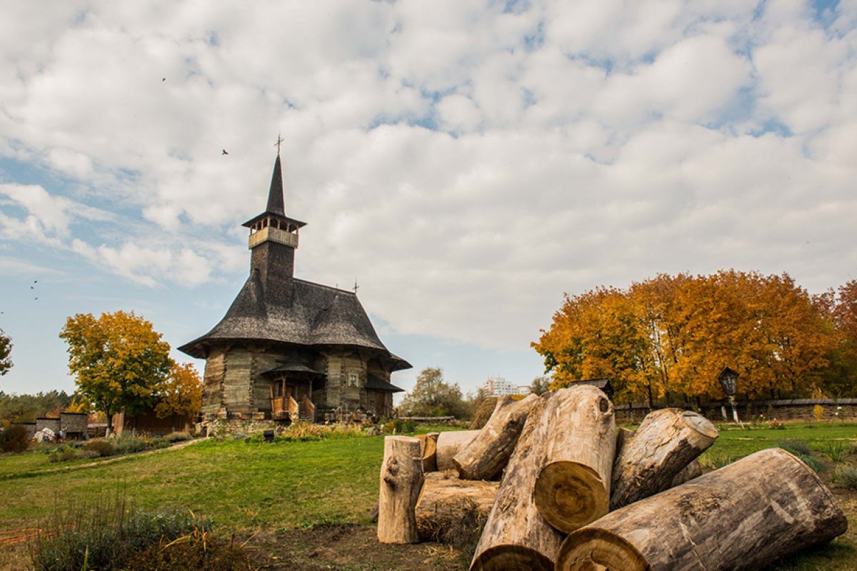 Assumption Church (1642) at the Museum Village